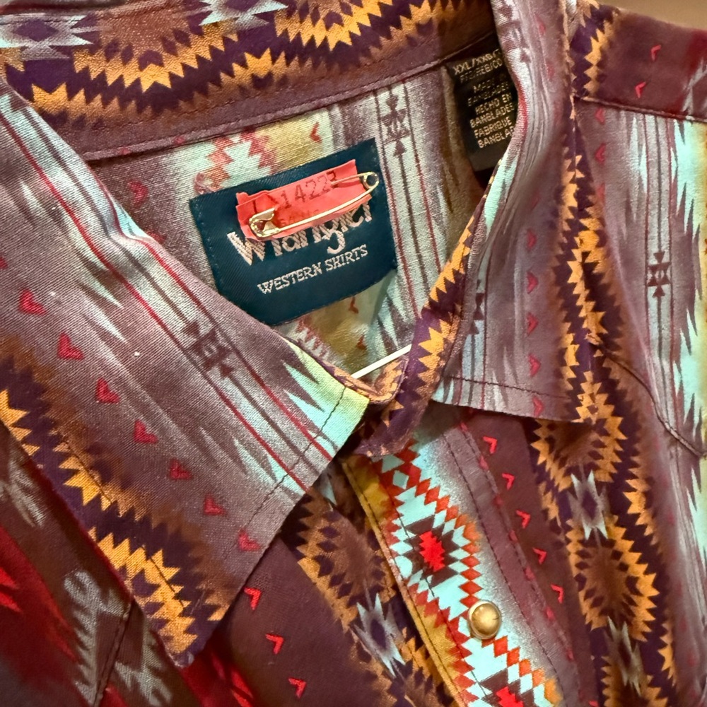 Wrangler Men's Multicolor Western Shirt